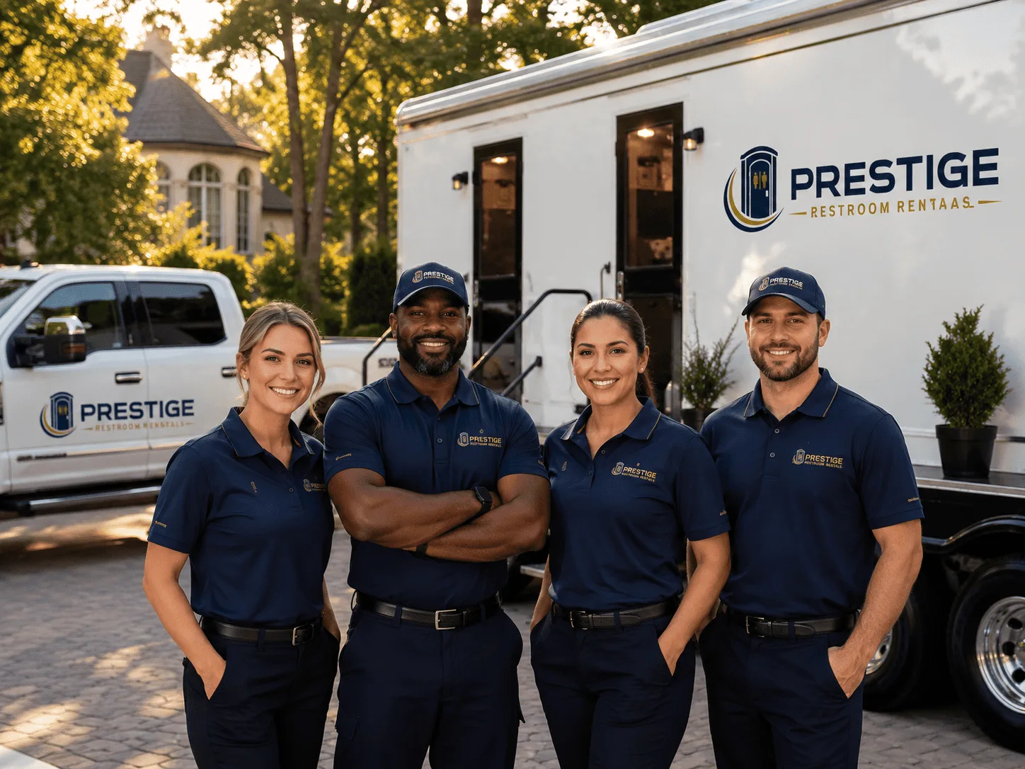Trusted Luxury Portable Restrooms company in Ora, IN